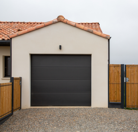 Porte de garage sectionnelle WS Menuiserie Dijon